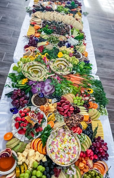 Large Flat Lay Grazing Table for Weddings and Parties - Gallery image