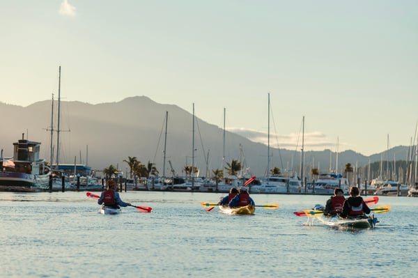 Guided Team Kayak Tour Past Houseboats, Harbor Seals and Ships - Reunion in Sausalito - Featured image