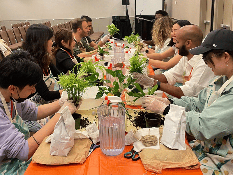 Kokedama creating: TeamBuilding Workshop - Gallery image