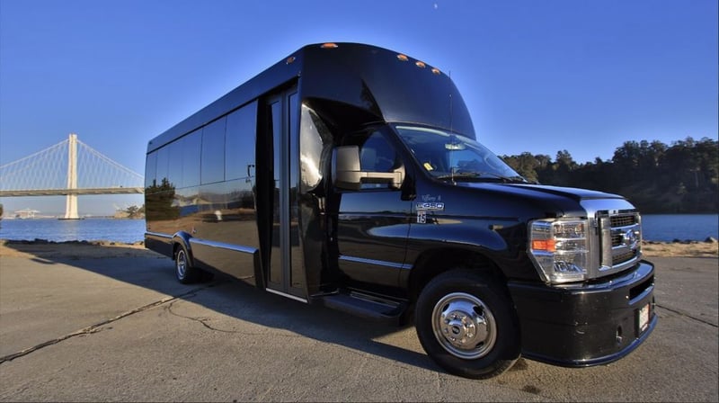 Small Party Bus with Onboard Restroom Rental for Up to 19 Guests - Featured image