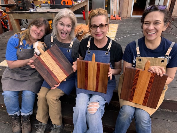 Women's Woodworking Class: Build a Hardwood Cutting Board - Holiday Party in Berkeley - Featured image