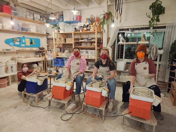 Team Building Pottery Workshop: Wheel Throwing or Hand-Building - Holiday Party in Berkeley - Featured image