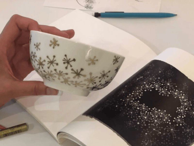 Golden Touch: Create Decorative Bowl with Gold Leaf! - Gallery image