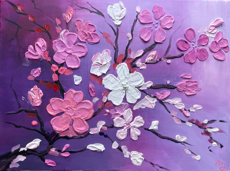 Textured Butterfly Acrylic Painting Class for Beginners and Teams - Featured image