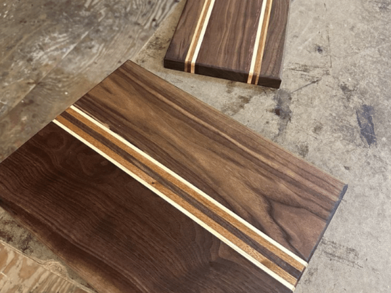 Wooden Rainbow Cutting Board Workshop - Gallery image