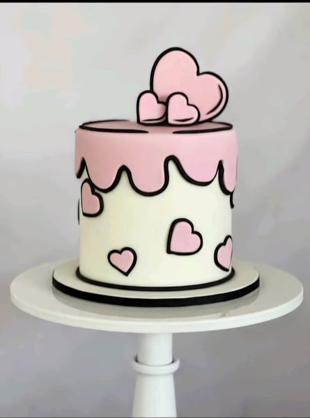 Comic Cake Decorating Workshop: Pipe a Retro 2D Cartoon Cake - Gallery image