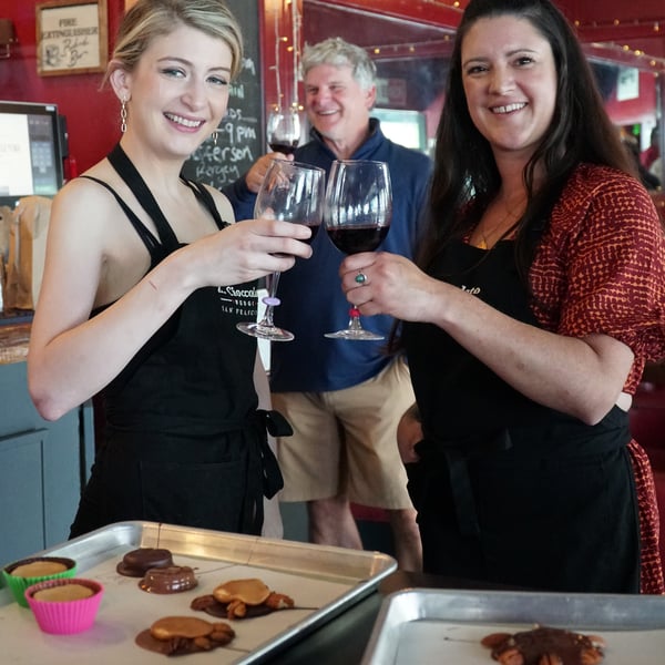 Chocolate Making and Wine Tasting Class with Five Candy Creations - Gallery image