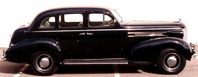 1937 Oldsmobile Touring Sedan Luxury Rental for Weddings & Events