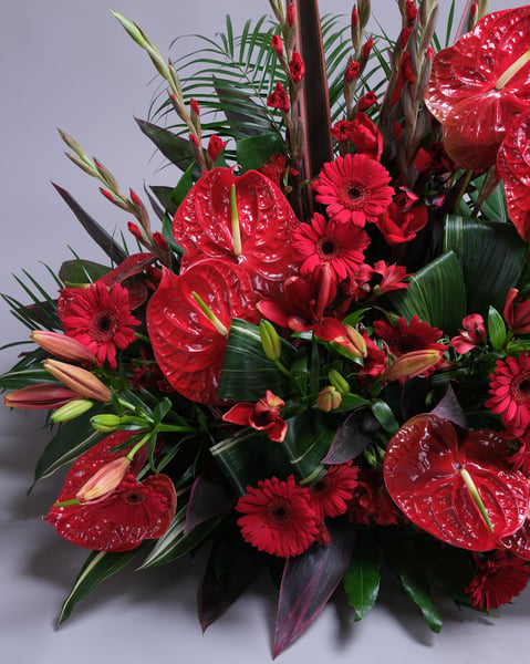 Podium Flower Arrangement Hand Designed Wedding and Event Florals - Gallery image