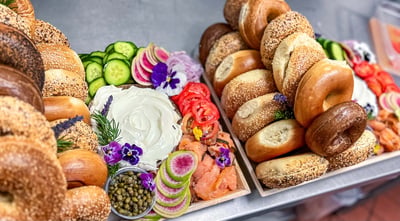 Bagel and Lox Brunch Board for Showers and Gatherings