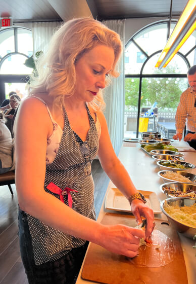 Fresh Spring Roll Making Workshop for Team Building - Gallery image