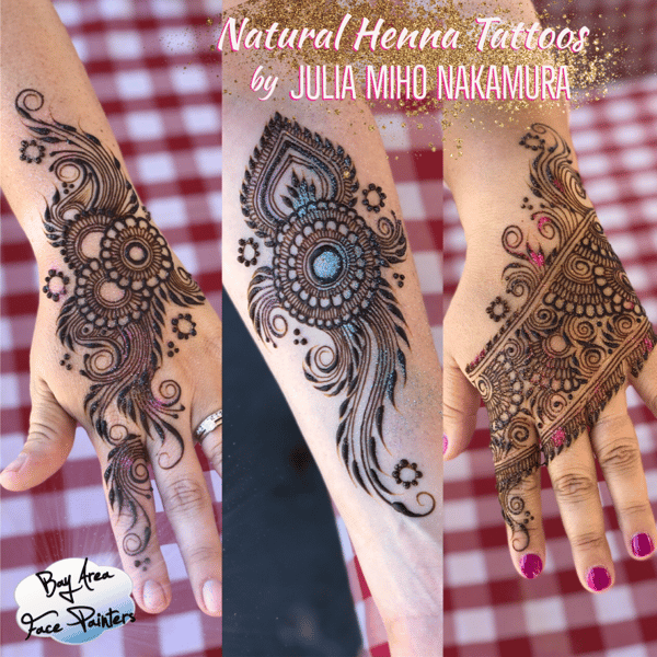 Natural Henna Tattoo Bar - One Artist, 2 to 4 Hours, Per Hour - Gallery image