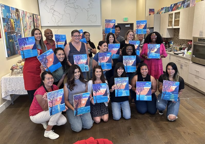 Private Paint and Sip Team Event - Featured image