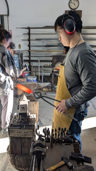 Railroad Spike Knife Forging Class for Beginners and Teams - Gallery image