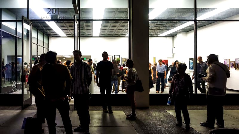Art Gallery with Floor-to-Ceiling Windows in Northern Waterfront - Gallery image