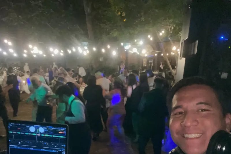 Wedding Reception DJ MC with Pro Sound and Wireless Mics - Gallery image