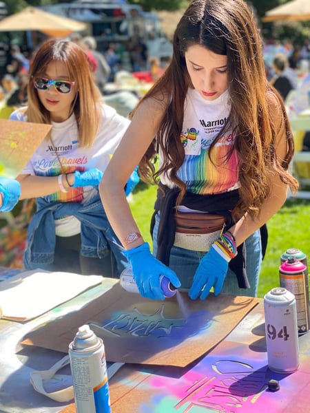 The Art of Graffiti Team Building Workshop - Gallery image