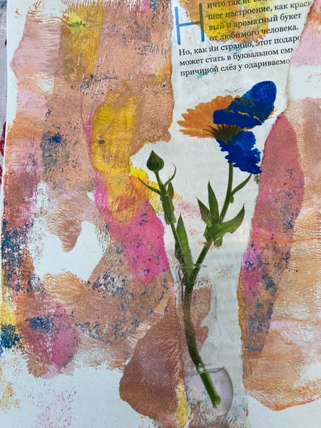 Gelli Plate Monoprinting Workshop with Inks, Stencils and Brayers - Gallery image