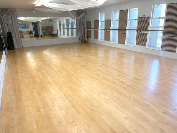 Two Fully Equipped Dance Studios with Spring-loaded Wooden Floors - Team Building in San Rafael - Featured image