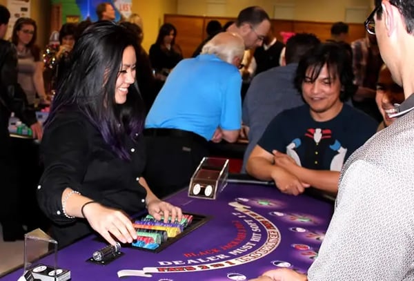 Silver Casino Night Fundraiser Rental Package for Nonprofits - Anniversary - Featured image