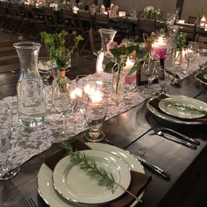 Plated Three Course Wedding Dinner With Wine Country Service Catering - Featured