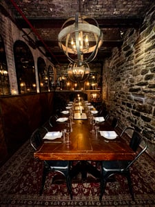 Private intimate Dining Space Designed for Groups Venues in New York - Featured