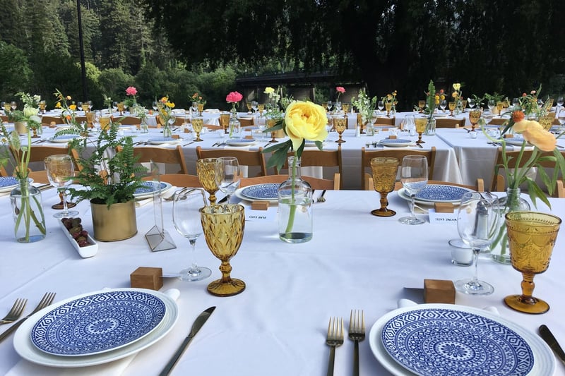 Garden Wedding All Inclusive Reception Stations And Light - Gallery image