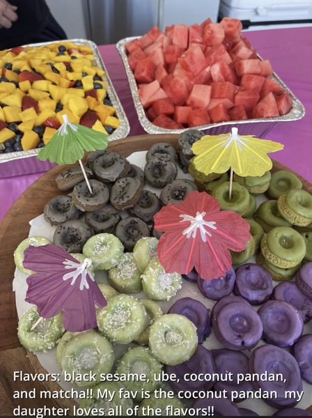 Bite Size Mochi Donut Dessert Box for Big Party Catering - Featured image