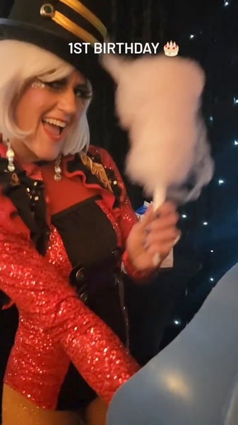 Cotton Candy and Popcorn Servers for Birthday Parties - Gallery image