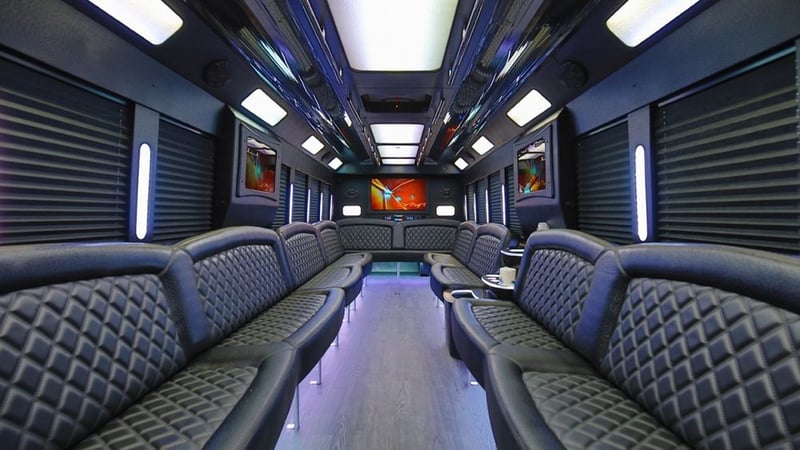 Small Party Bus with Onboard Restroom Rental for Up to 19 Guests - Gallery image