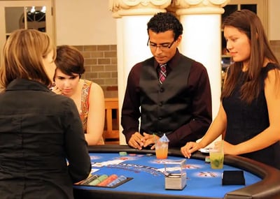 House Party Private Blackjack and Poker Casino Rental Package