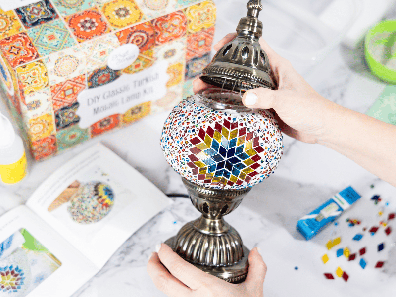 Make Your Own Turkish Mosaic Lamp - Featured image