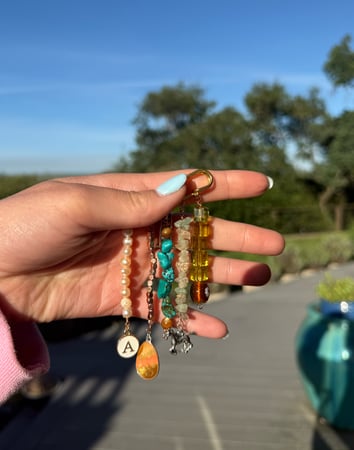 Garden Sip and Make Charm Workshop: Bag Charm or Bracelet - Holiday Party in Sausalito - Featured image