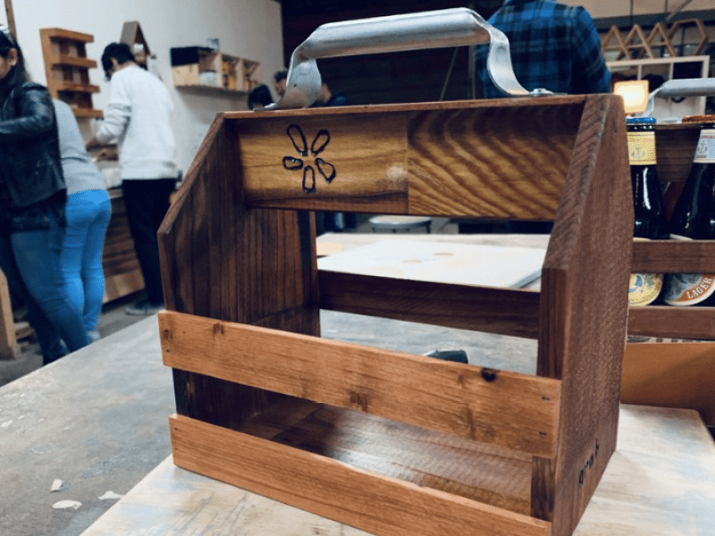 Redwood Beer Caddy Workshop – Build Six-Pack Carrier - Gallery image