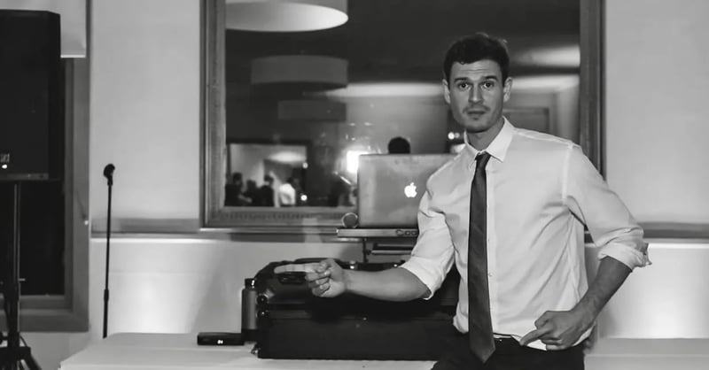Wedding DJ and MC with 12 Uplights and Full Day Coverage - Featured image