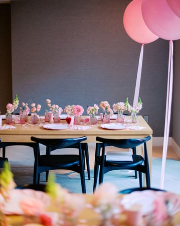Pink Small Vase Table Decor for Elegant Gatherings and Dinners - Anniversary - Featured image
