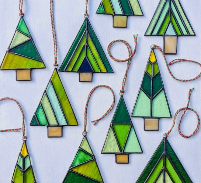 Stained Glass Ornament Workshop - Gallery image