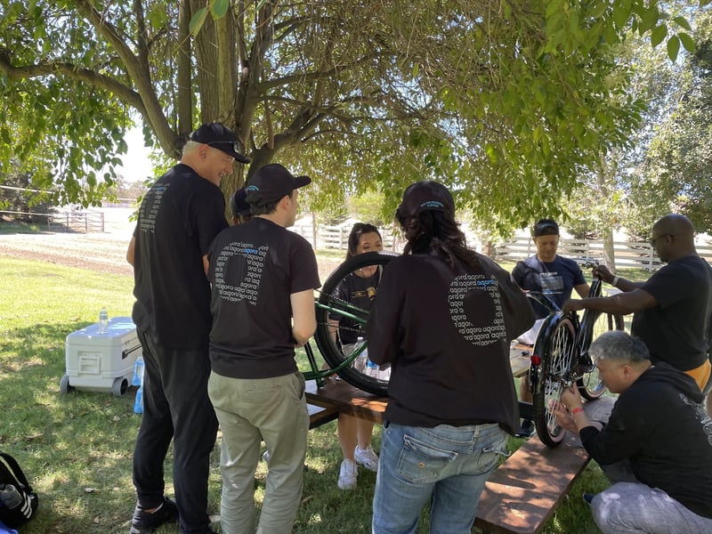 Team Building Games Around a Bike Frame – Experiences – photo 3