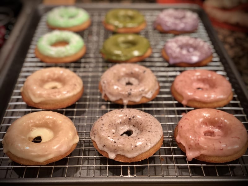Bite Size Mochi Donut Dessert Box for Small Party Favors - Gallery image