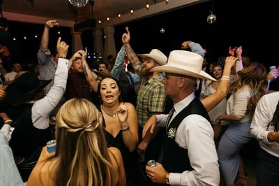 Wedding DJ and MC with Uplighting and Dance Floor Lighting