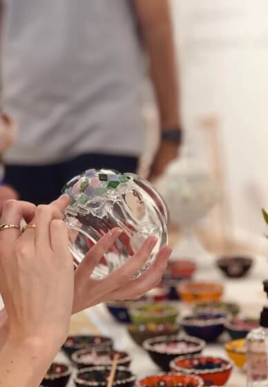 Turkish Mosaic Lamp Crafting Experience for Teams - Gallery image