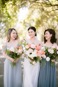 Bridesmaid Hair and Makeup Combo for the Wedding Party Look