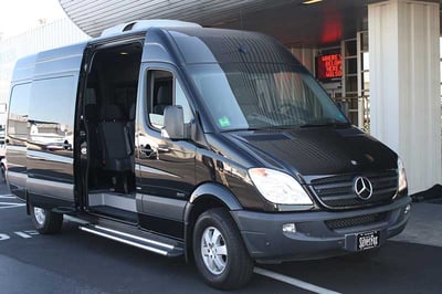 15 passenger Executive Sprinter Van Chauffeured Rental for Events