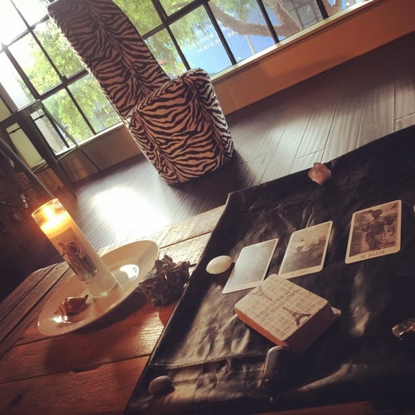 Tarot Reader for Hire — Cards, Crystals, Palms, and Lip-Print Readings - Featured image