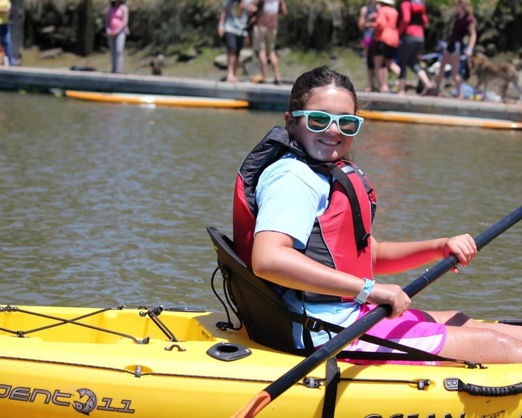 Riverfront Boating Play Date: Kayaks, Paddleboards, Water Bikes - Gallery image