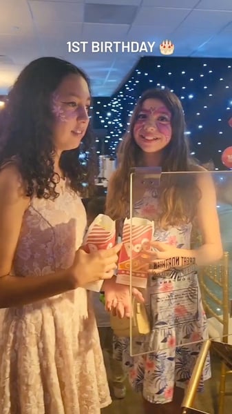 Cotton Candy and Popcorn Servers for Birthday Parties - Gallery image