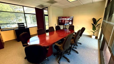 Sophisticated Boardroom for Celebrations Venues in Menlo Park - Featured