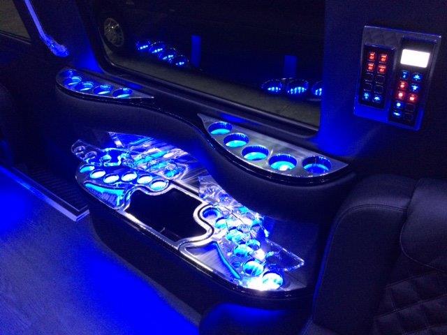 14 Passenger Mercedes Benz Sprinter Limo Bus Rental for Any Event - Gallery image