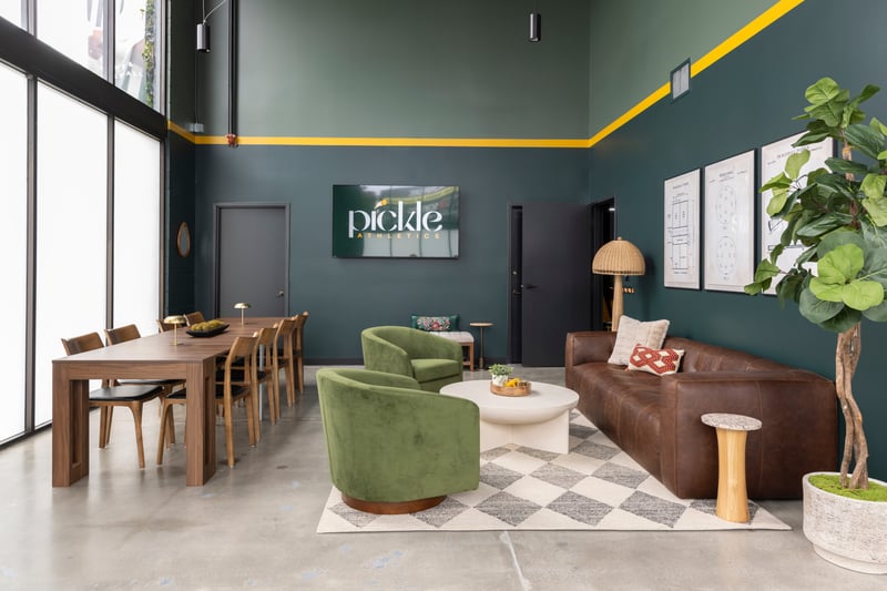 Chic Indoor Pickleball Court – Cozy, Social & Beautiful - Featured image