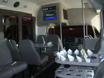 18 Passenger Party Van Premium Rental for Weddings & Celebrations